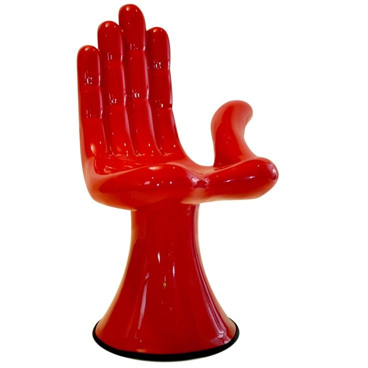 Pedro Friedeberg escultura mano pie roja pequeño formato arte mexicano decoracion lujo