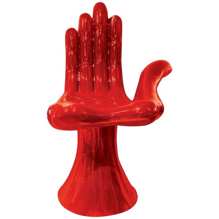 Pedro Friedeberg escultura mano pie roja pequeño formato arte mexicano decoracion lujo